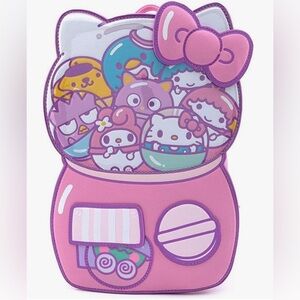 NWT Loungefly x Sanrio Hello Kitty and Friends Gumball Machine Mini Backpack